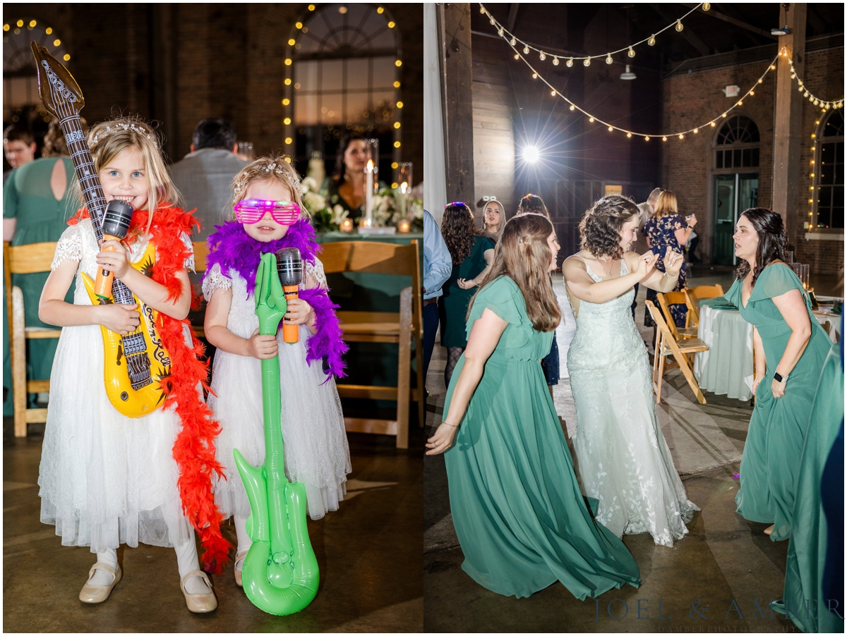 Fall Historic Roundhouse Wedding downtown Huntsville