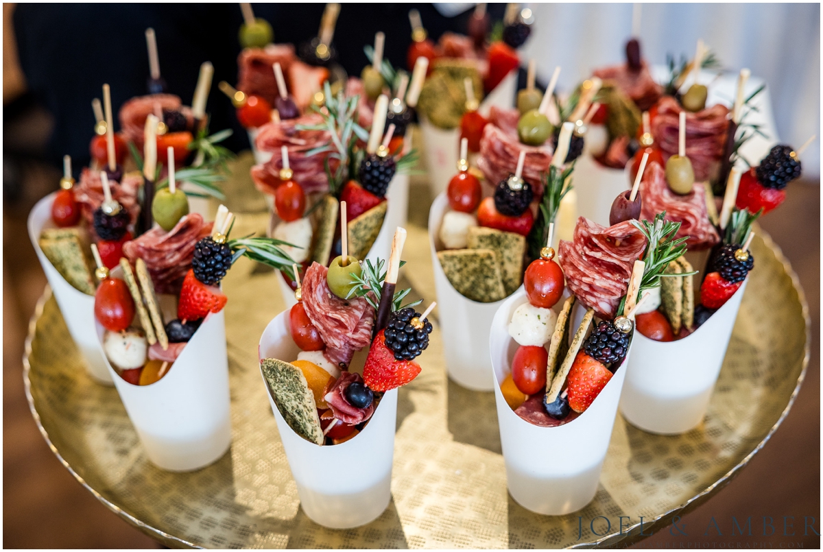 Blue and White Winter Burritt on the Mountain Wedding