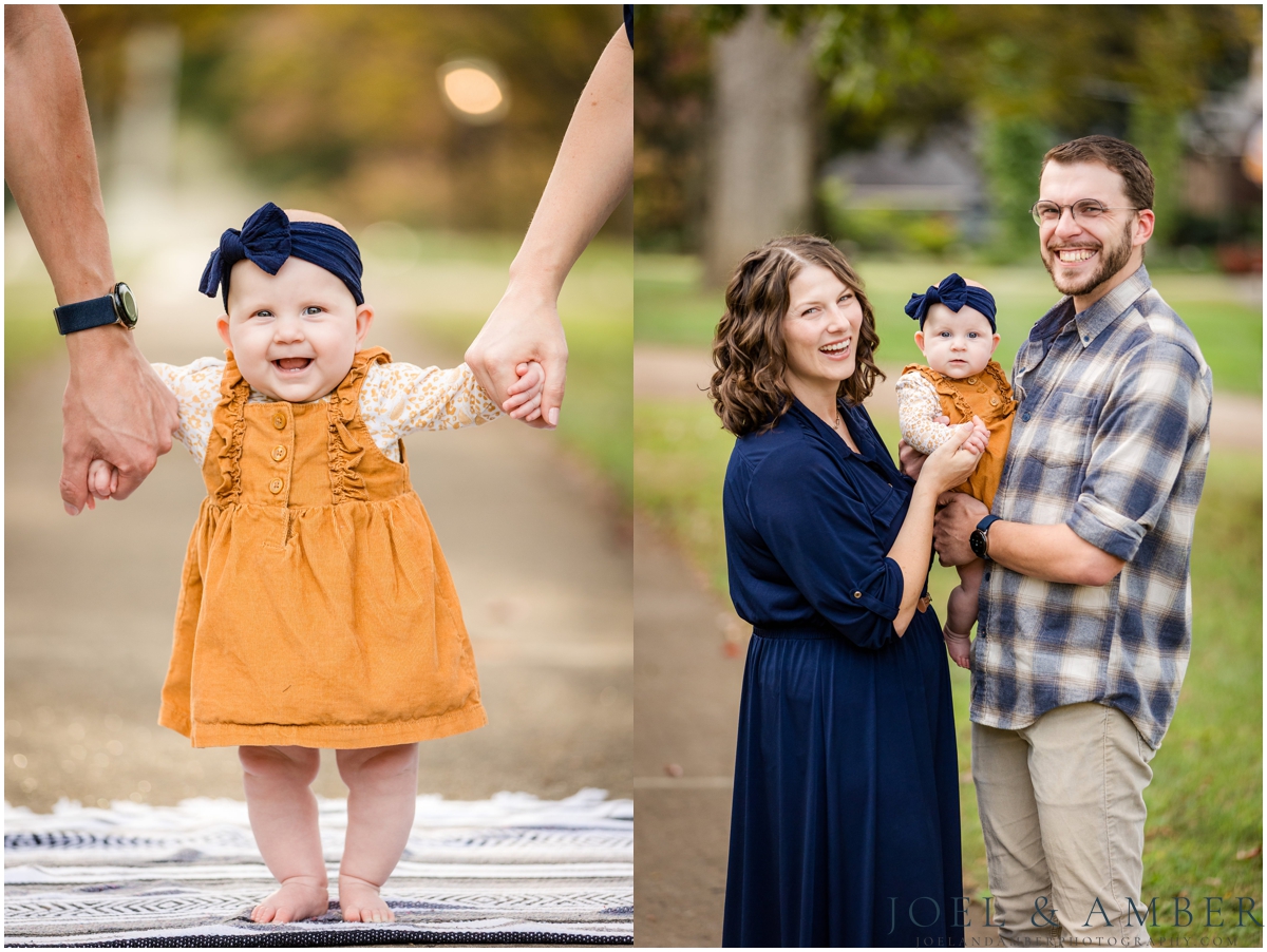 Downtown Twickenham district fall family mini sessions