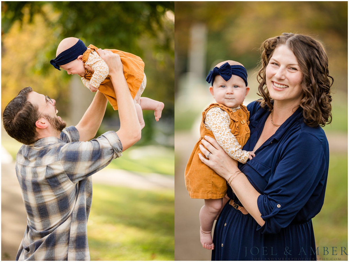 Downtown Twickenham district fall family mini sessions