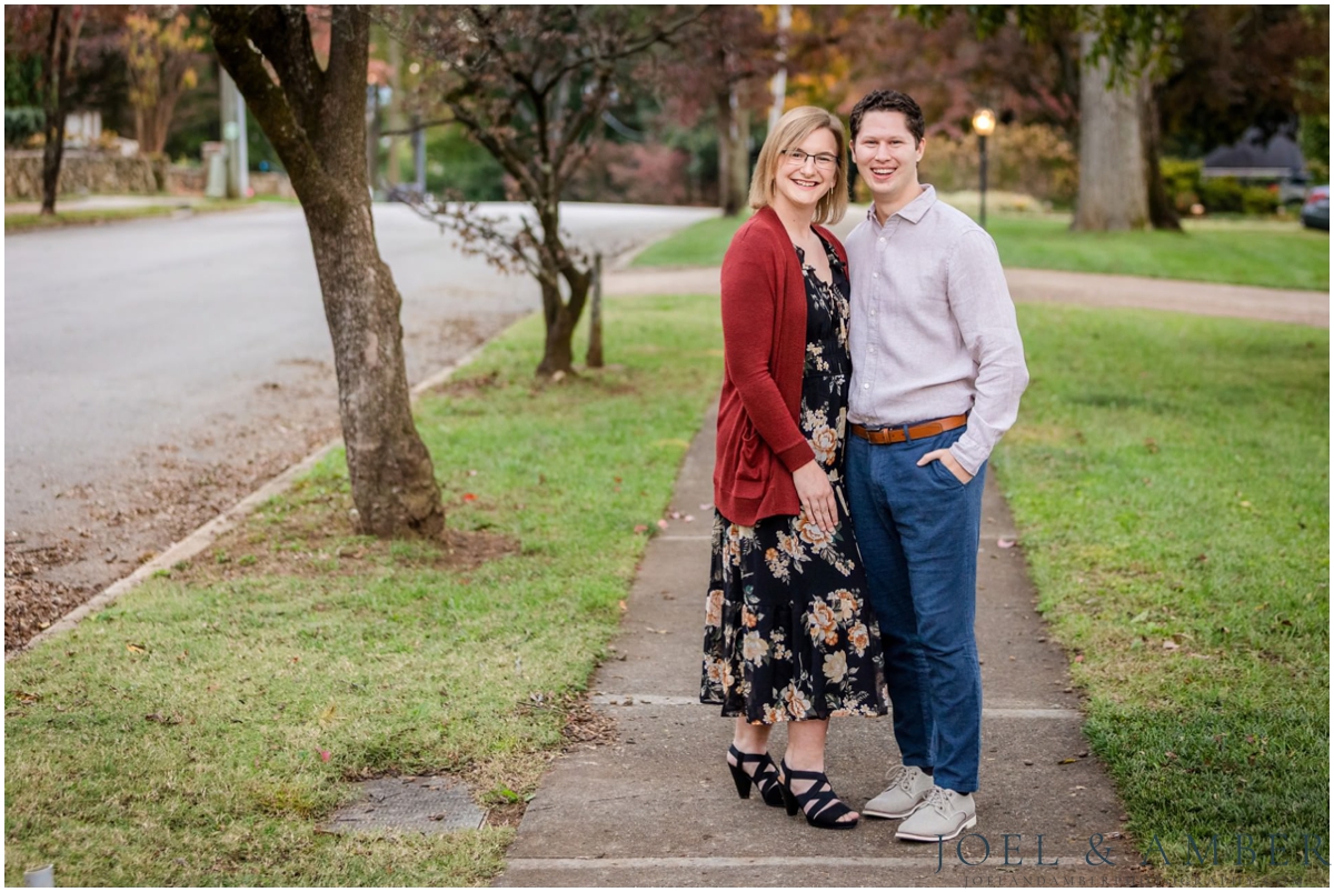 Downtown Twickenham district fall family mini sessions