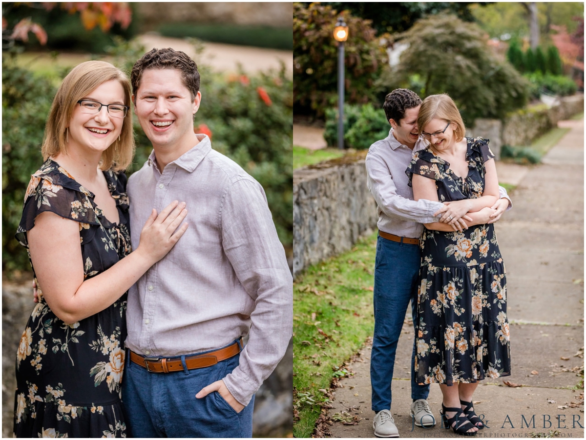 Downtown Twickenham district fall family mini sessions