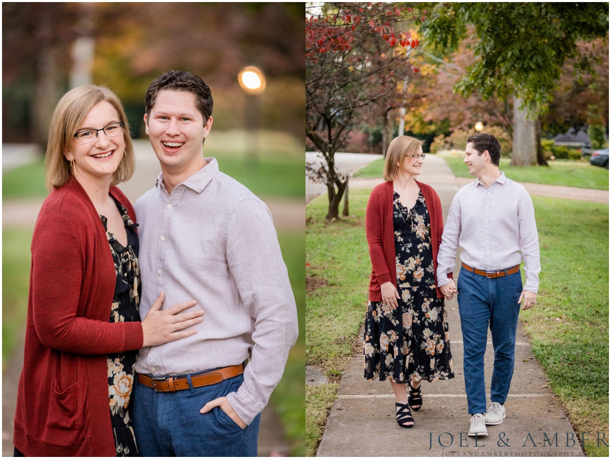 Downtown Twickenham district fall family mini sessions