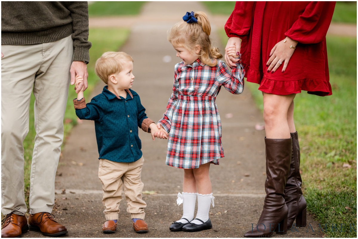 Downtown Twickenham district fall family mini sessions