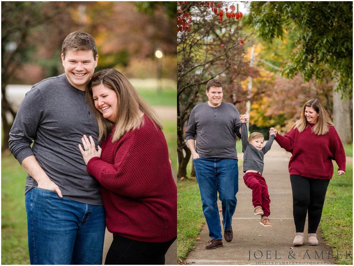 Downtown Twickenham district fall family mini sessions