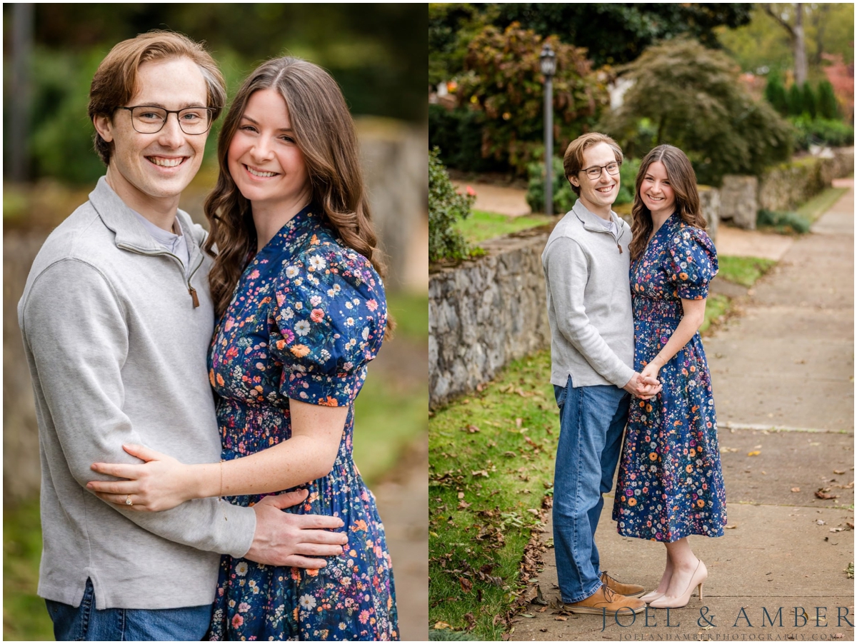 Downtown Twickenham district fall family mini sessions