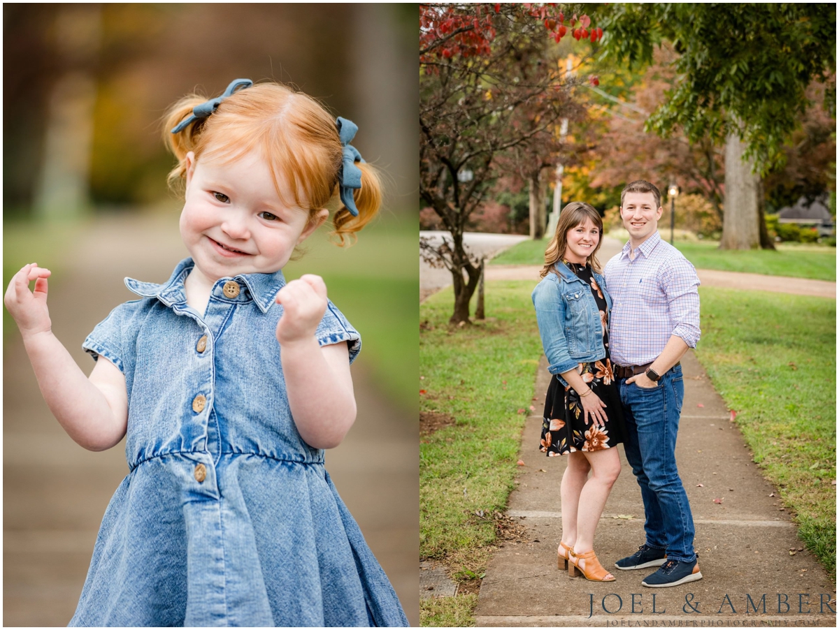 Downtown Twickenham district fall family mini sessions