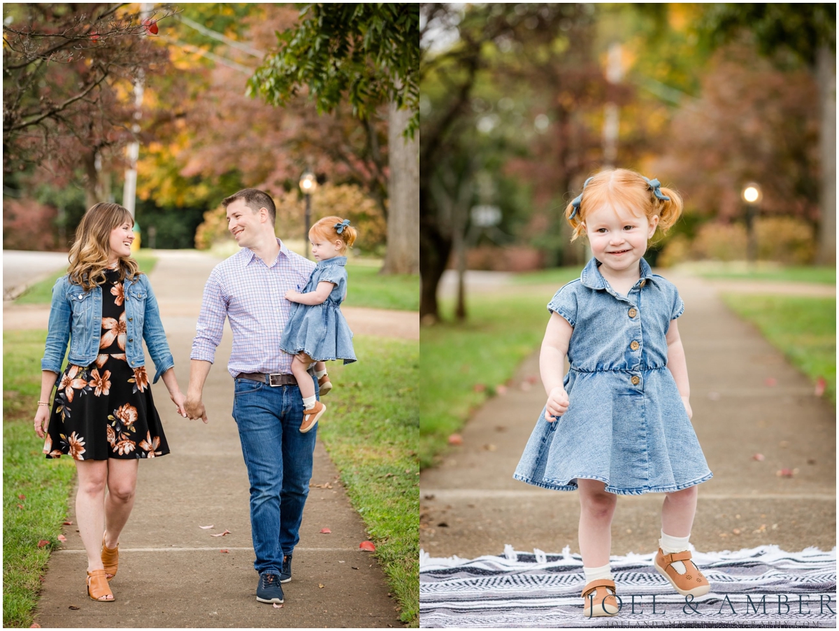 Downtown Twickenham district fall family mini sessions