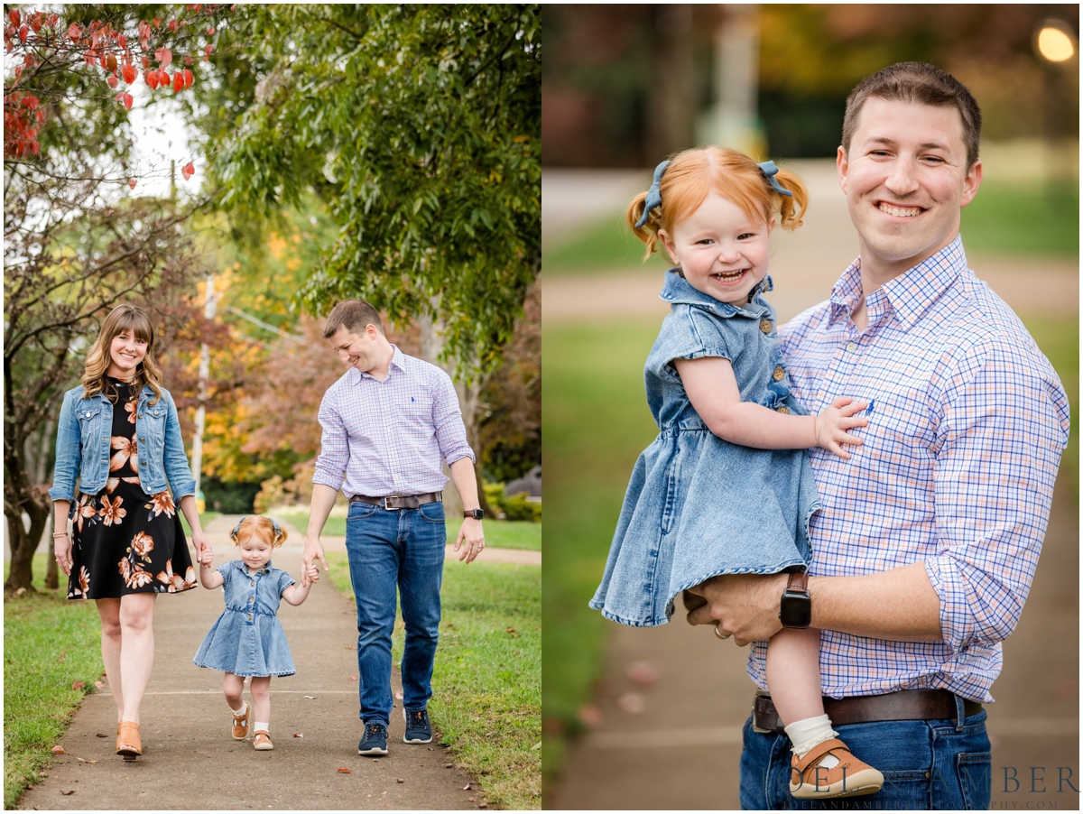 Downtown Twickenham district fall family mini sessions