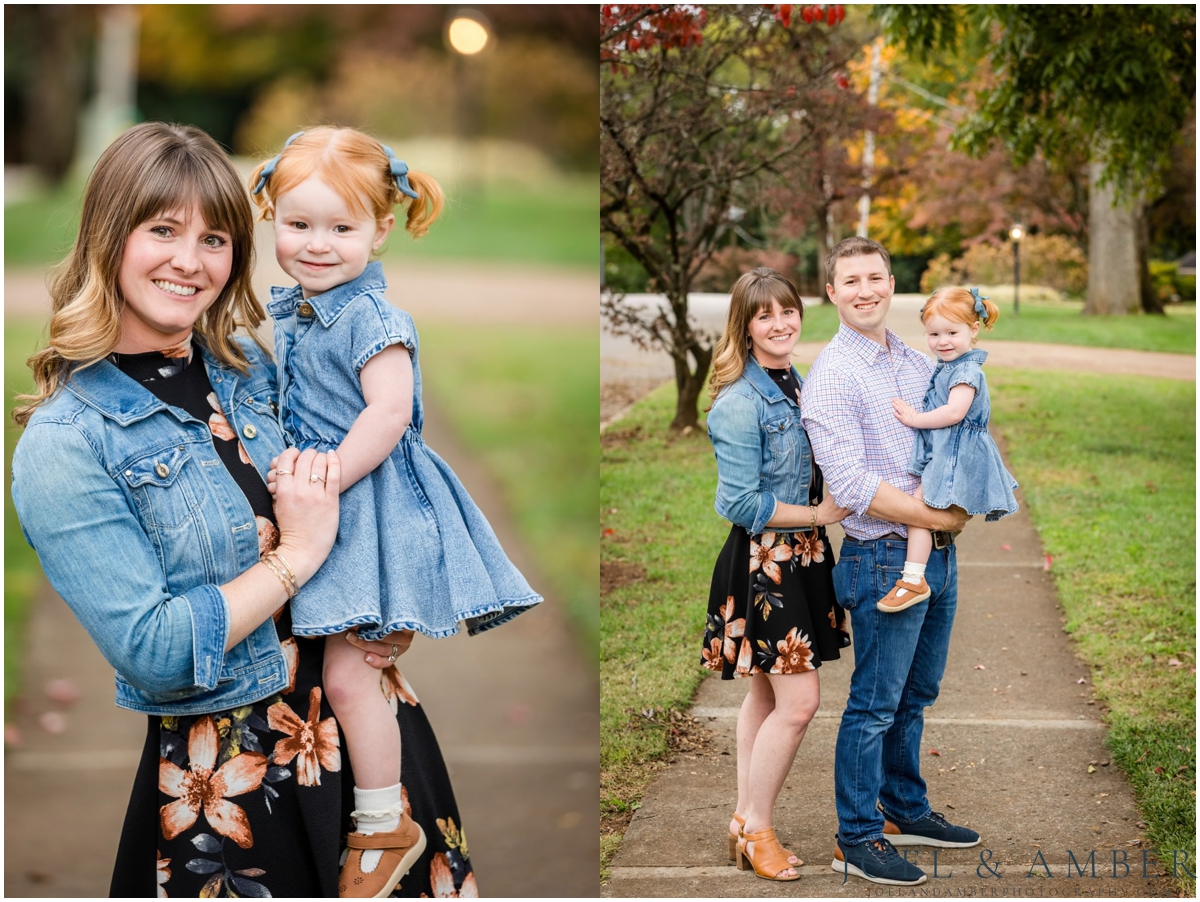 Downtown Twickenham district fall family mini sessions