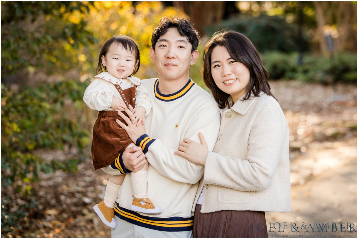 Huntsville Botanical Garden fall family mini session