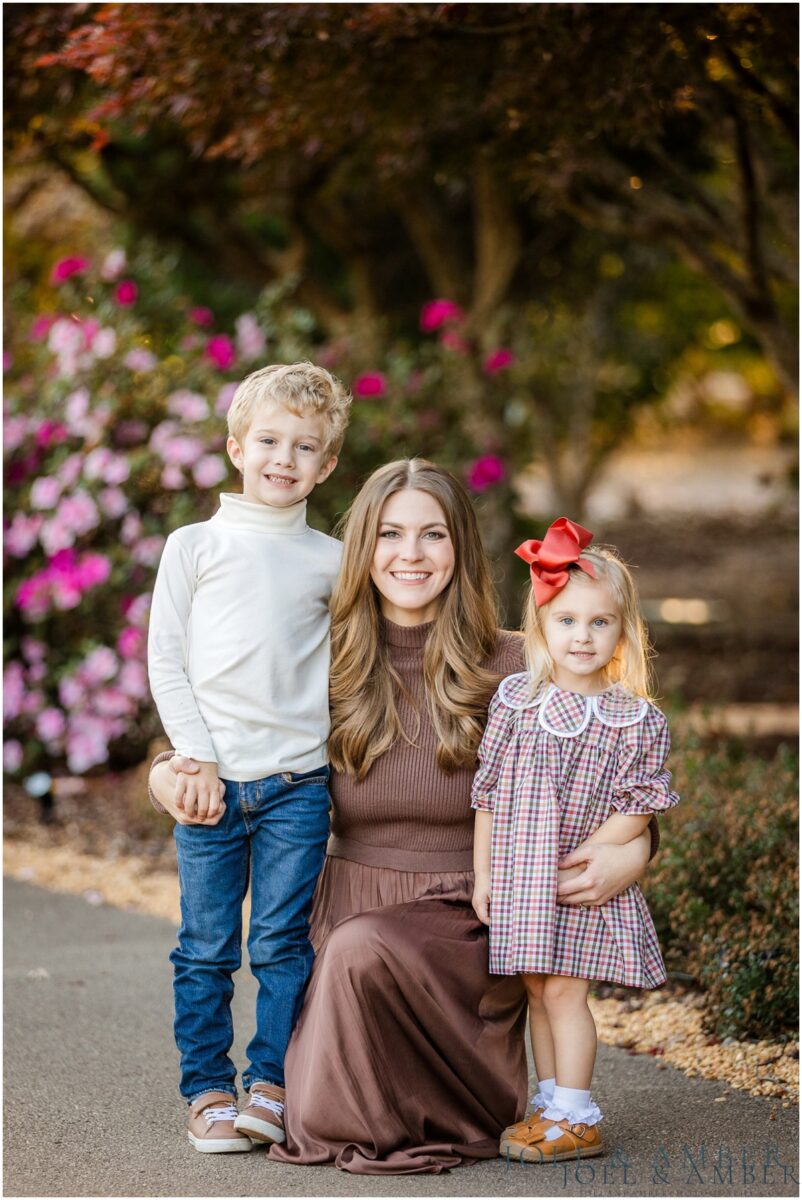 Huntsville Botanical Garden fall family mini session