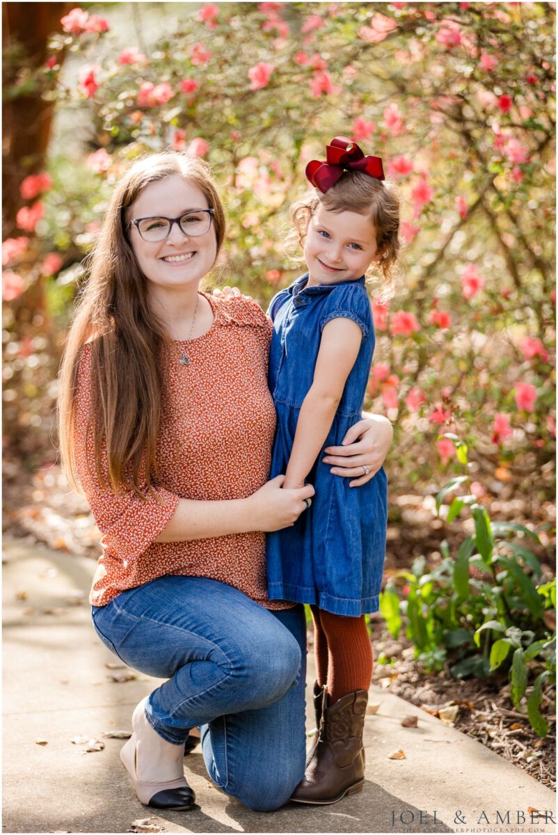 Huntsville Botanical Garden fall family mini session