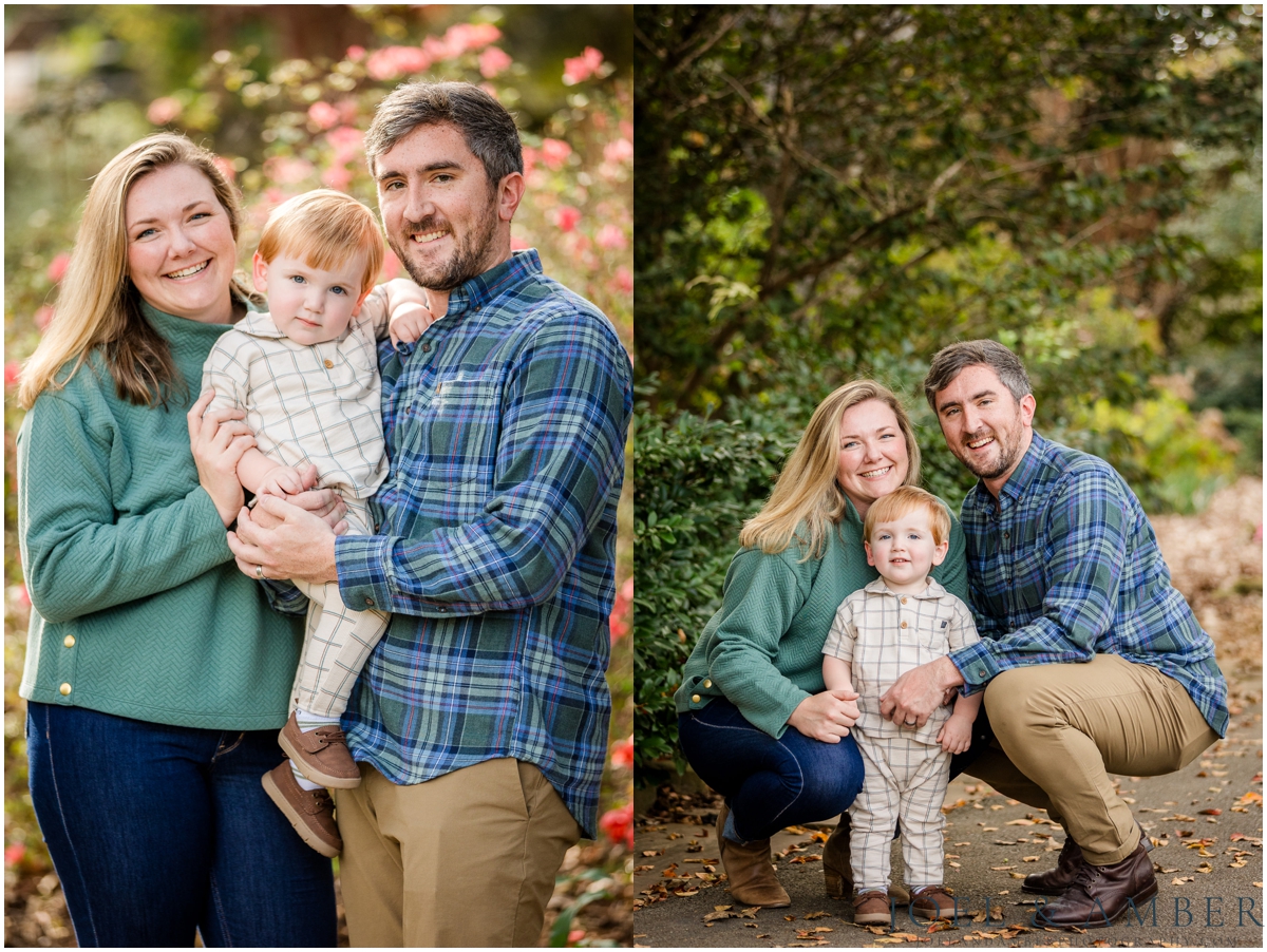 Huntsville Botanical Garden fall family mini session