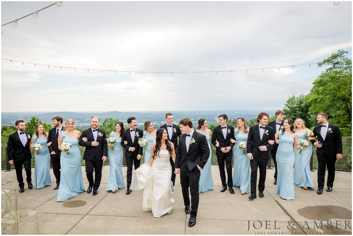 Best of Weddings Huntsville 2025 Bridal Party Burritt on the Mountain