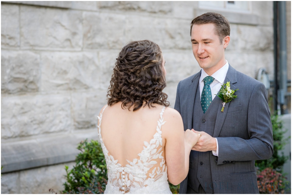 Best of Huntsville Weddings 2025 first look St Mary of the Visitation