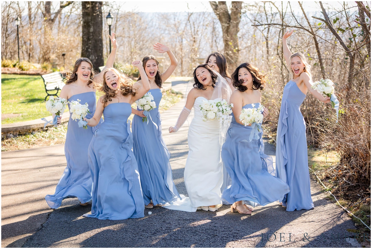 Best of Weddings Huntsville 2025 Bridal Party Burritt on the Mountain