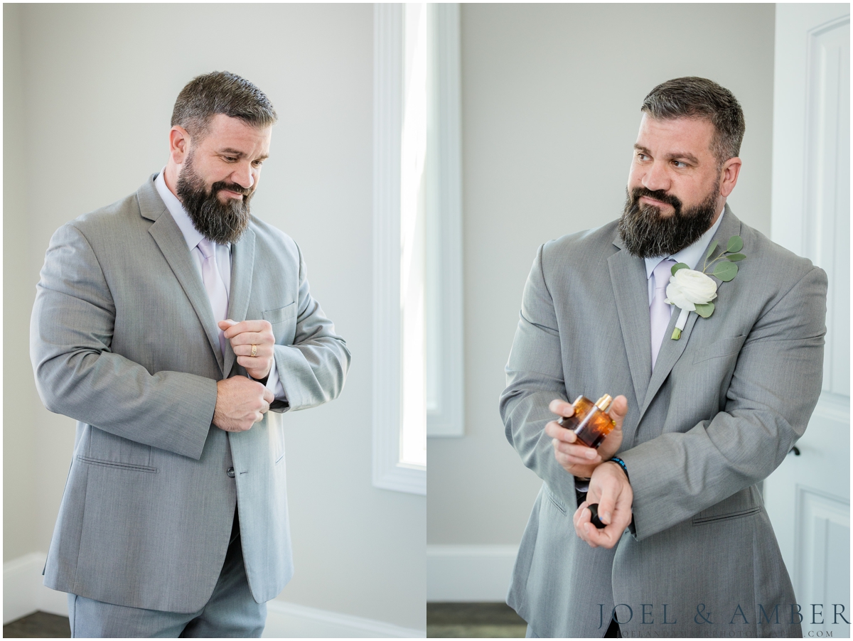 Best of Huntsville Weddings 2025 groom getting ready