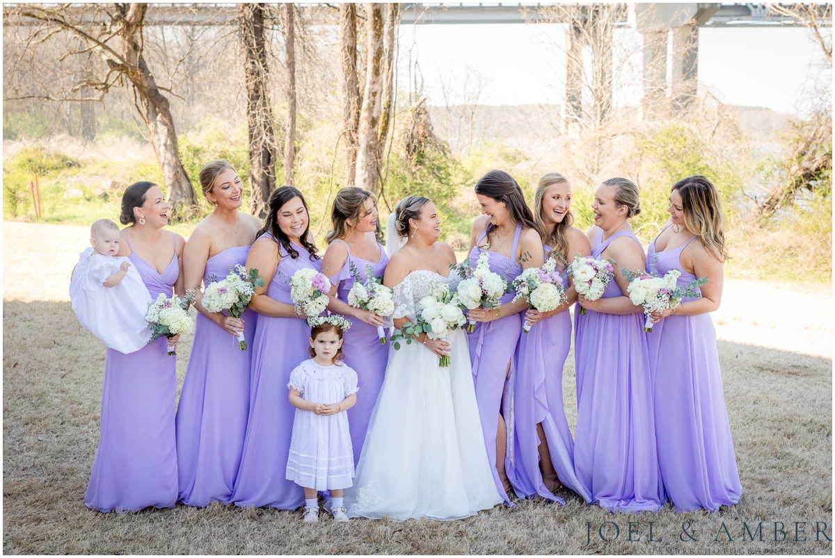 Best of Weddings Huntsville 2025 Bridal Party Riverside Event Venue