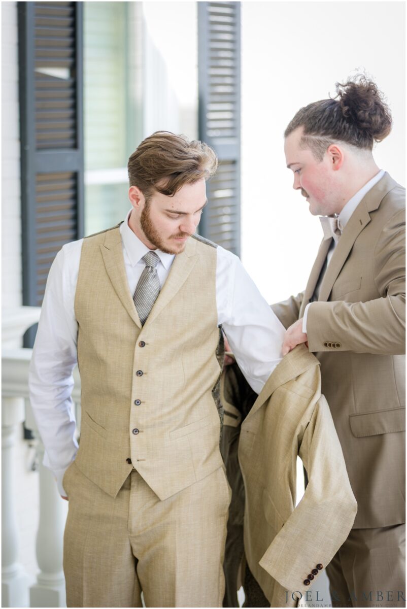 Best of Huntsville Weddings 2025 groom getting ready