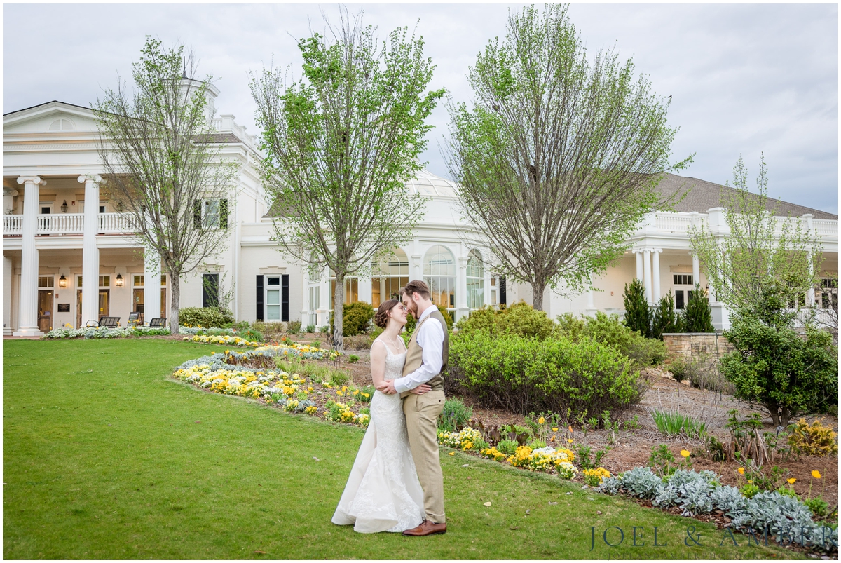 Best of Huntsville Weddings 2025 bride and groom portrait Huntsville Botanical Garden