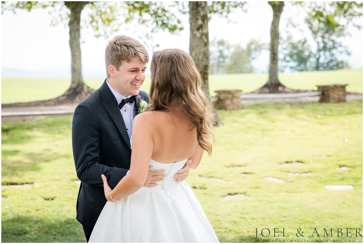 Best of Huntsville Weddings 2025 first look The Ledges