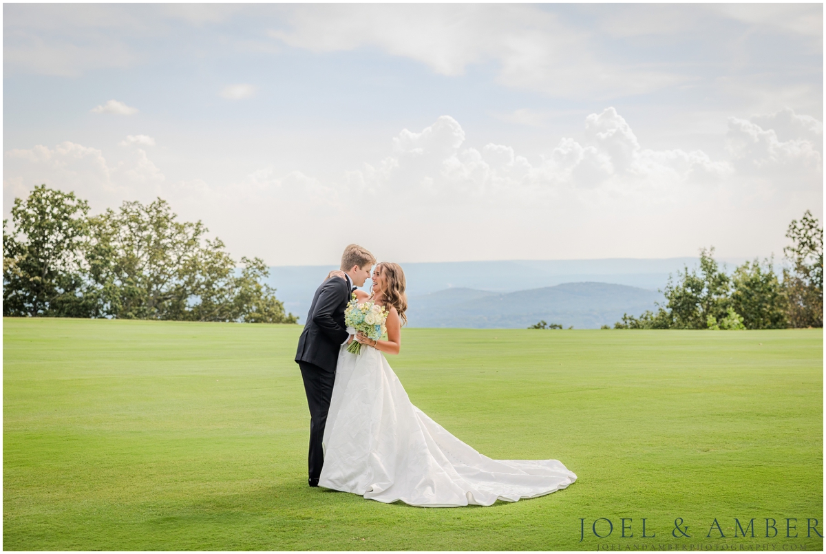 Best of Huntsville Weddings 2025 bride and groom portrait The Ledges