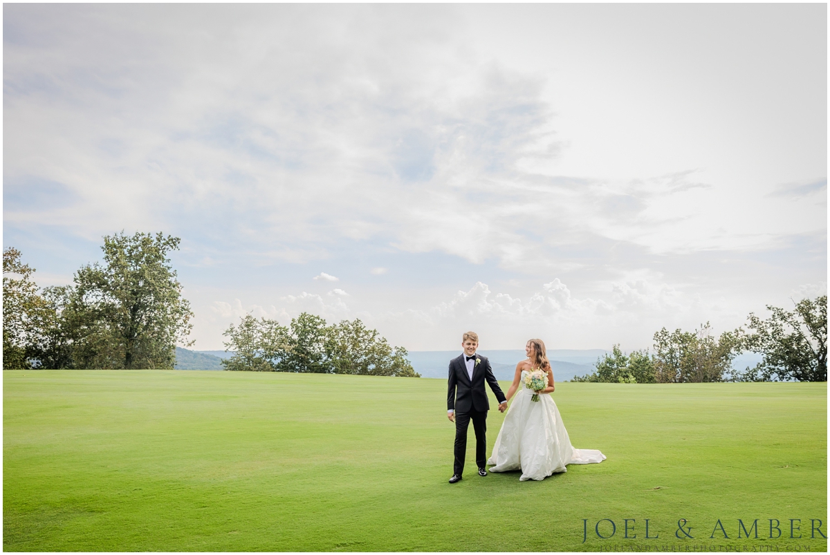 Best of Huntsville Weddings 2025 bride and groom portrait The Ledges