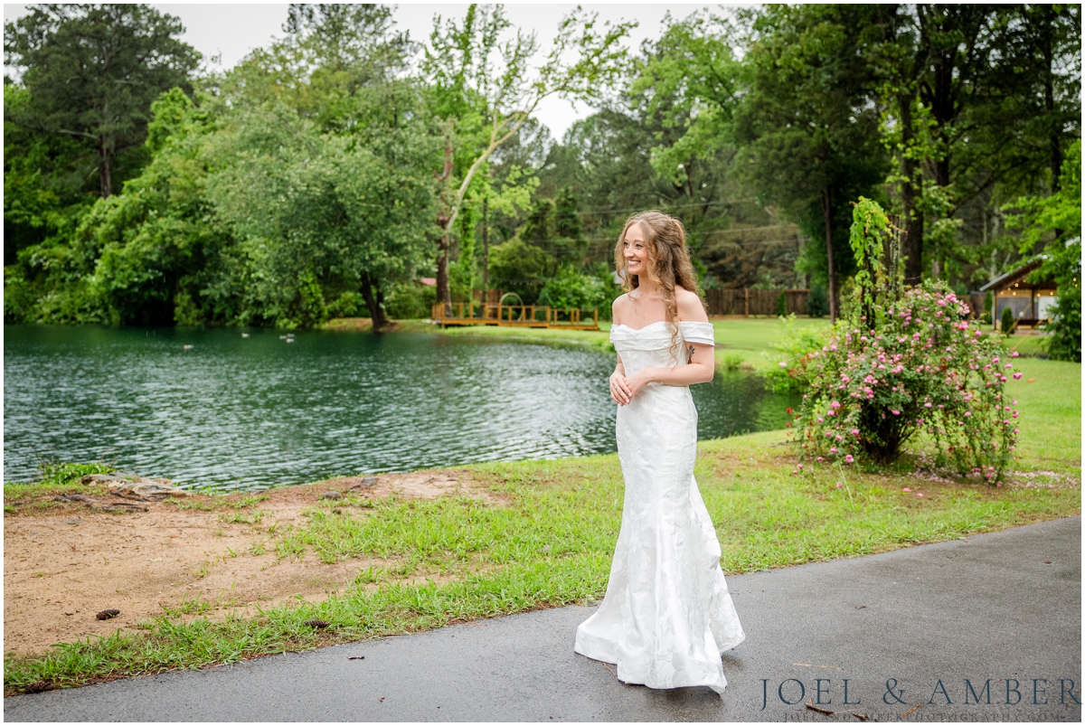 Best of Huntsville Weddings 2025 bridal Portrait White Barn at Padgett Place
