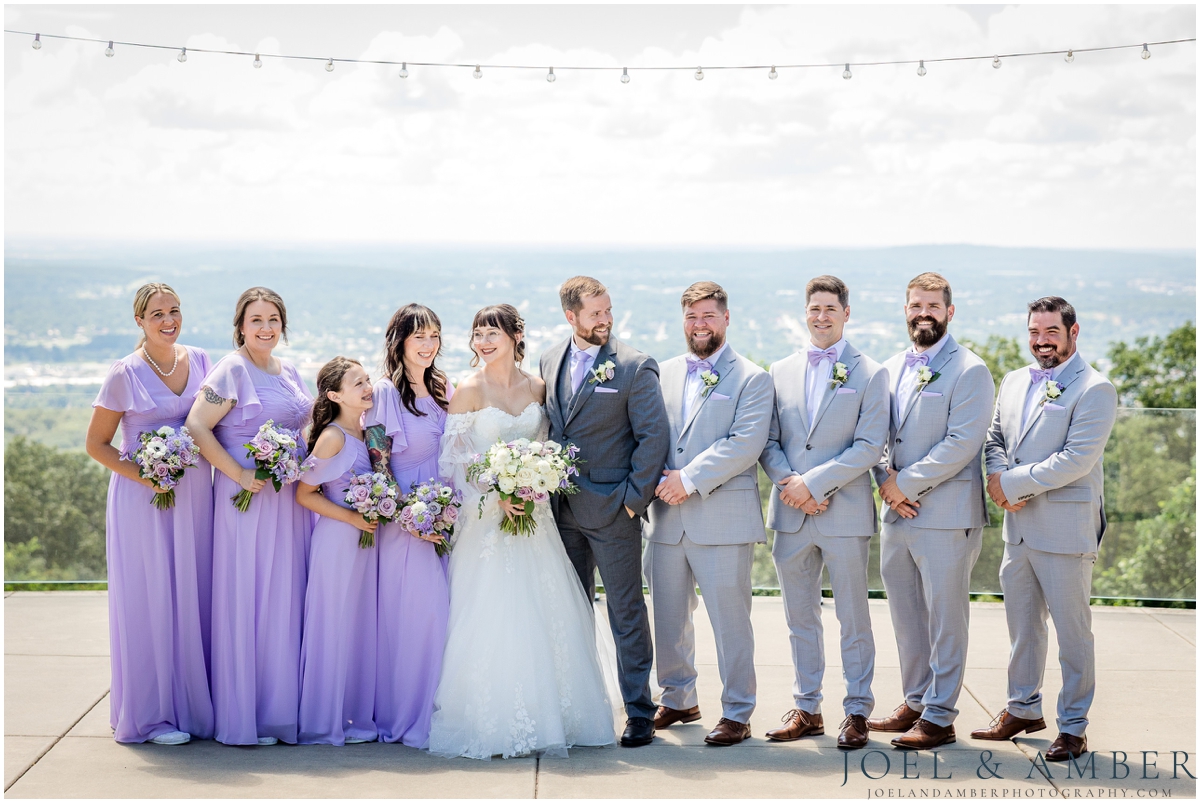 Best of Weddings Huntsville 2025 Bridal Party Burritt on the Mountain