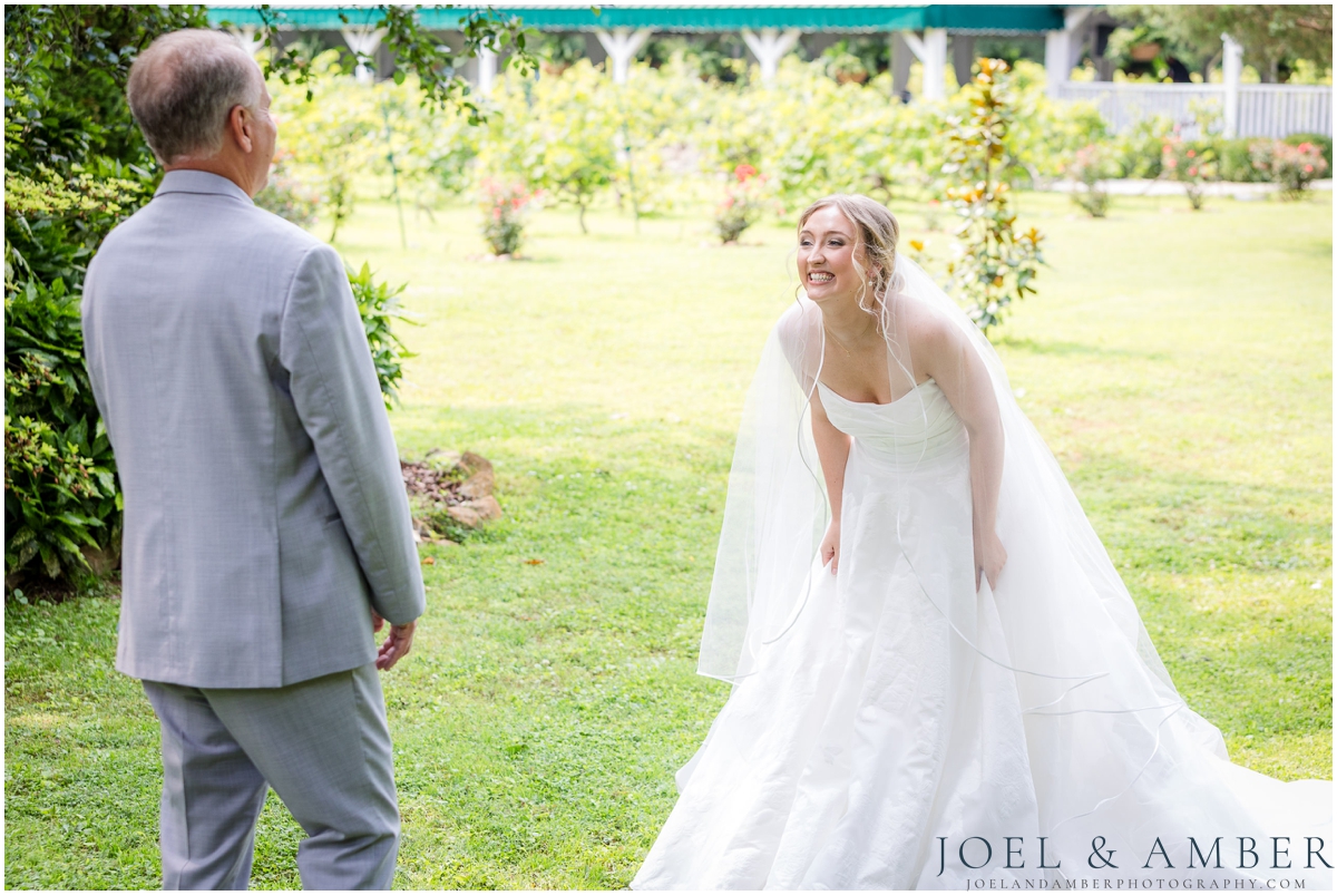 Best of Huntsville Weddings 2025 Father Daughter First Look