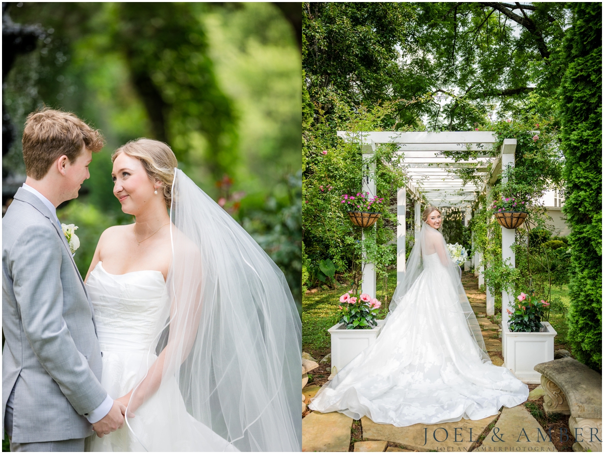 Best of Huntsville Weddings 2025 bride and groom portrait Creekside at Collier's End