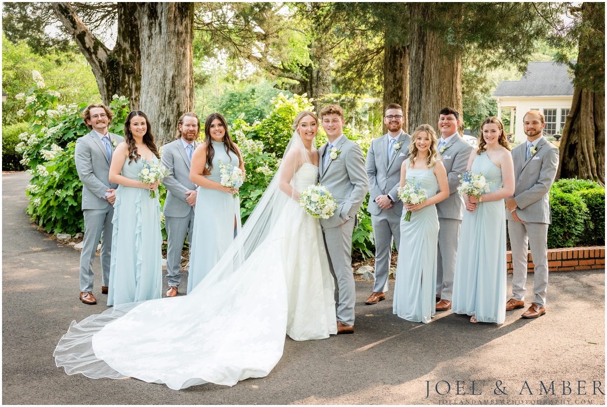 Best of Weddings Huntsville 2025 Bridal Party Creekside at Collier's End