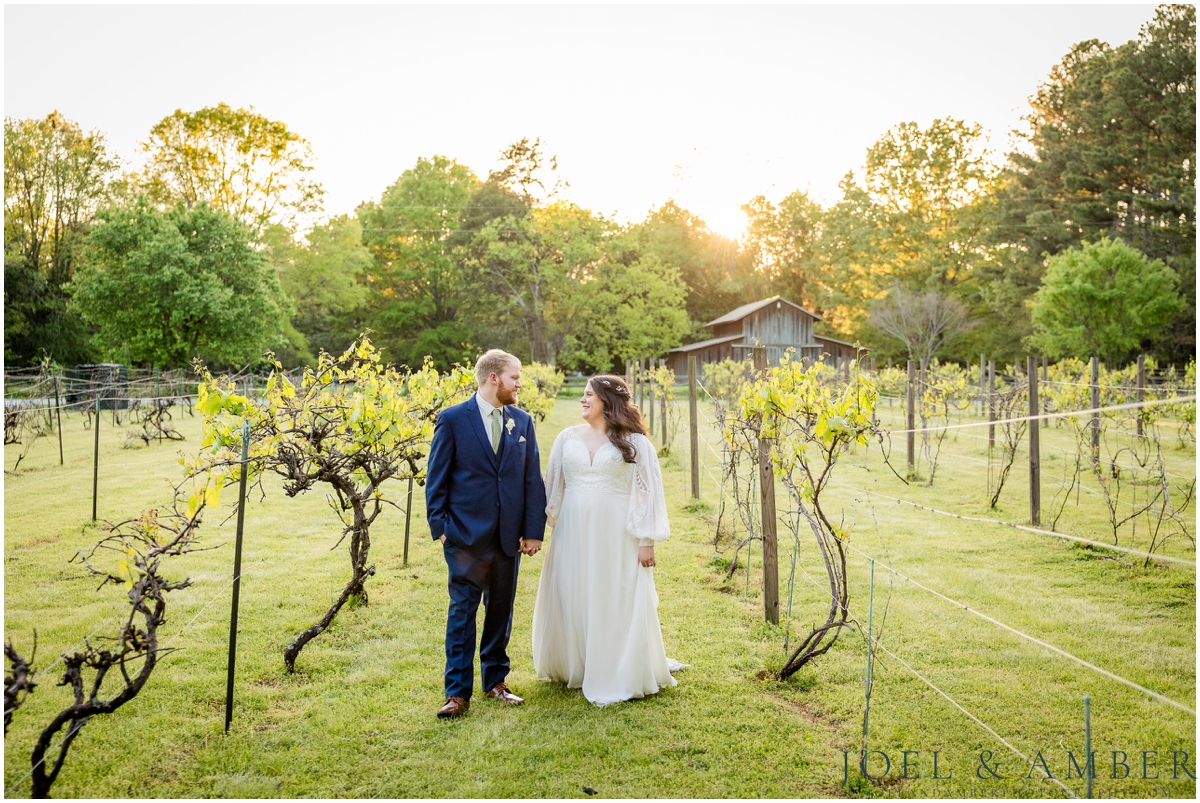 Best of Weddings Huntsville 2025 Sunset Portraits Creekside at Collier's End