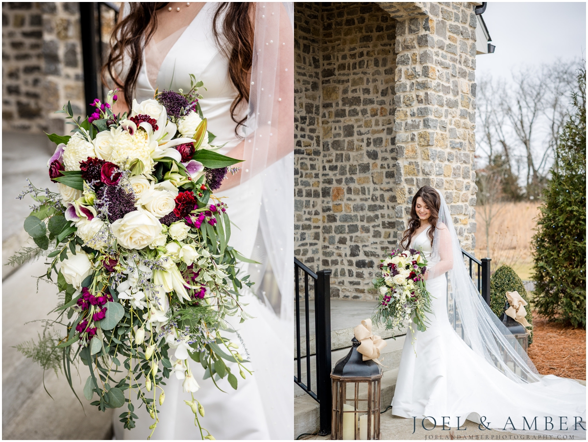 Best of Huntsville Weddings 2025 bride and groom portrait Birchwood Venue