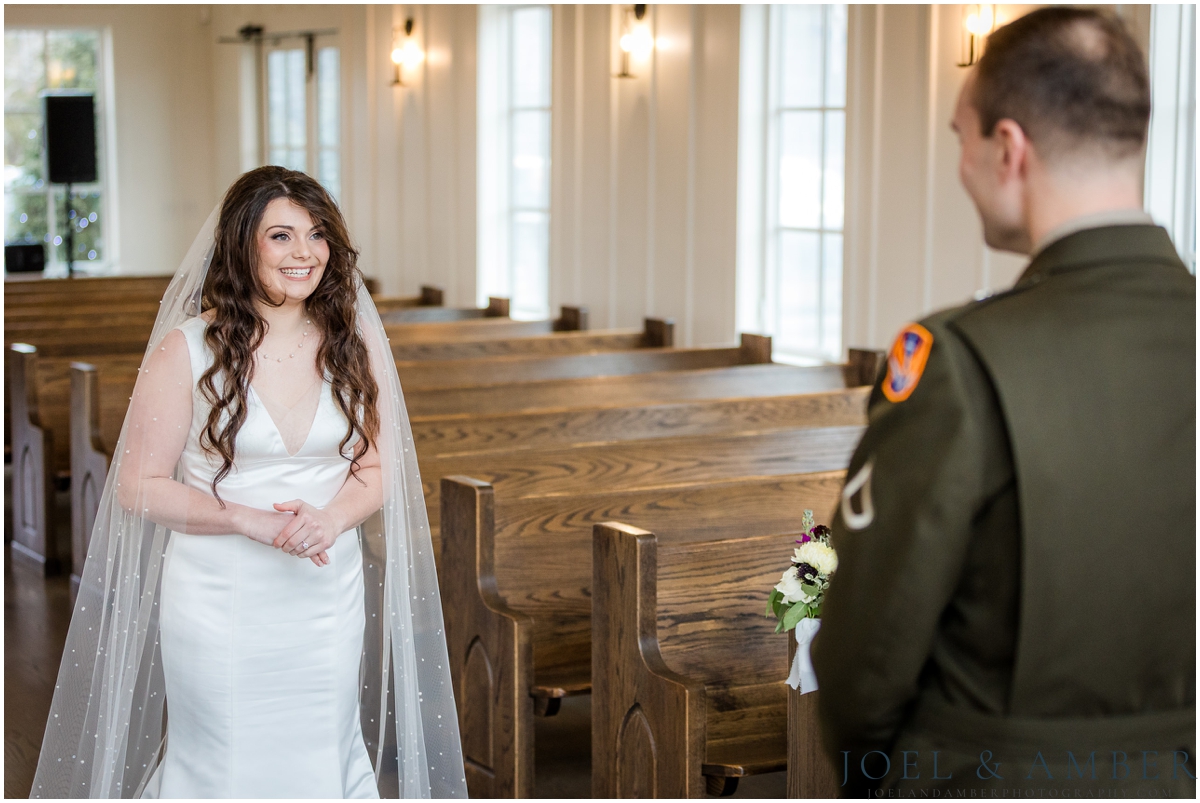 Best of Huntsville Weddings 2025 first look Birchwood Venue