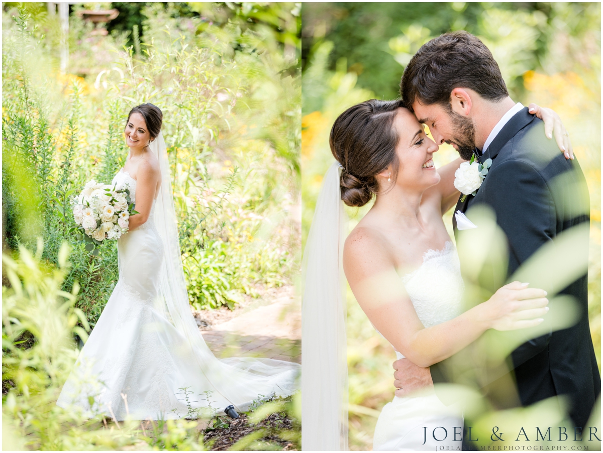 Best of Huntsville Weddings 2025 bride and groom portrait Huntsville Botanical Garden