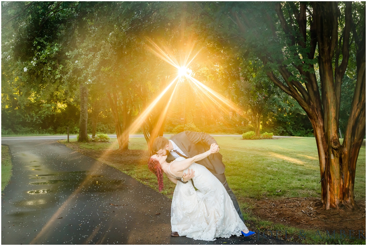 Best of Weddings Huntsville 2025 Reception Sunset Portrait Annabella