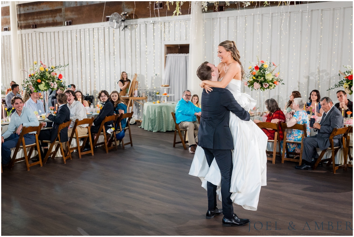 White Barn at Padgett Place Wedding reception