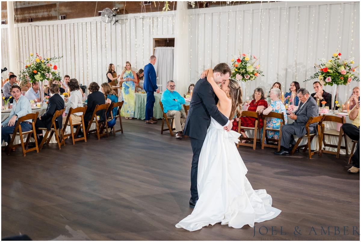 White Barn at Padgett Place Wedding reception