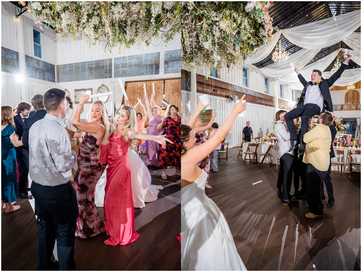 White Barn at Padgett Place Wedding reception
