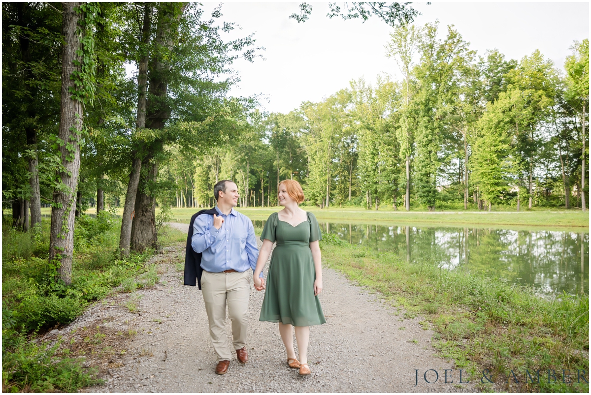 Elgie's Walk Greenway engagement session