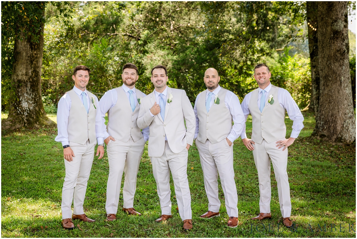 Summer Harvest Hollow Wedding bridal party