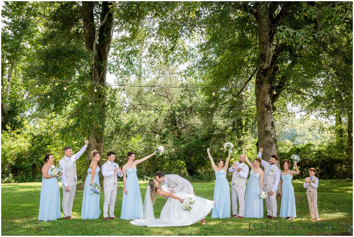 Summer Harvest Hollow Wedding bridal party