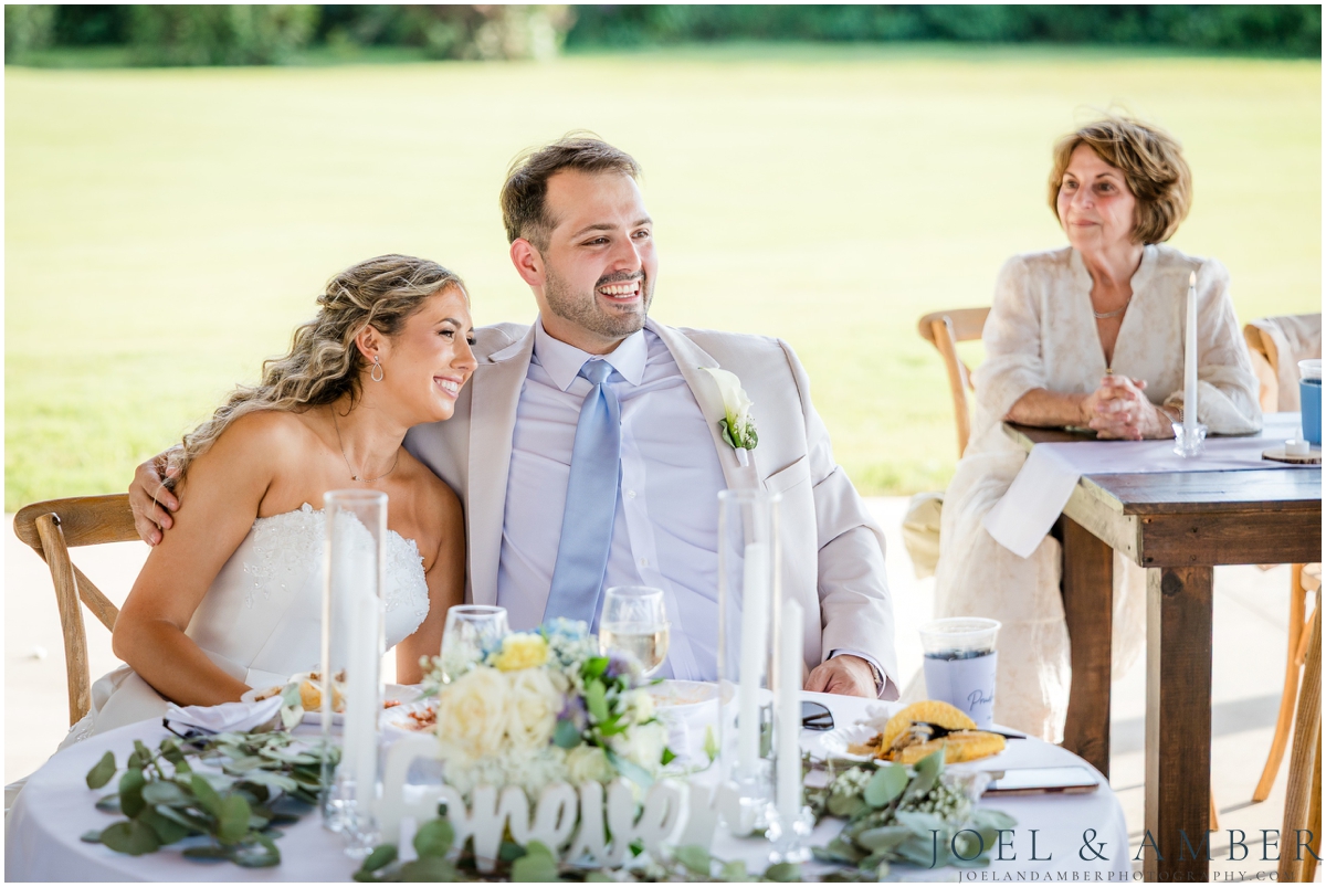Summer Harvest Hollow Wedding reception