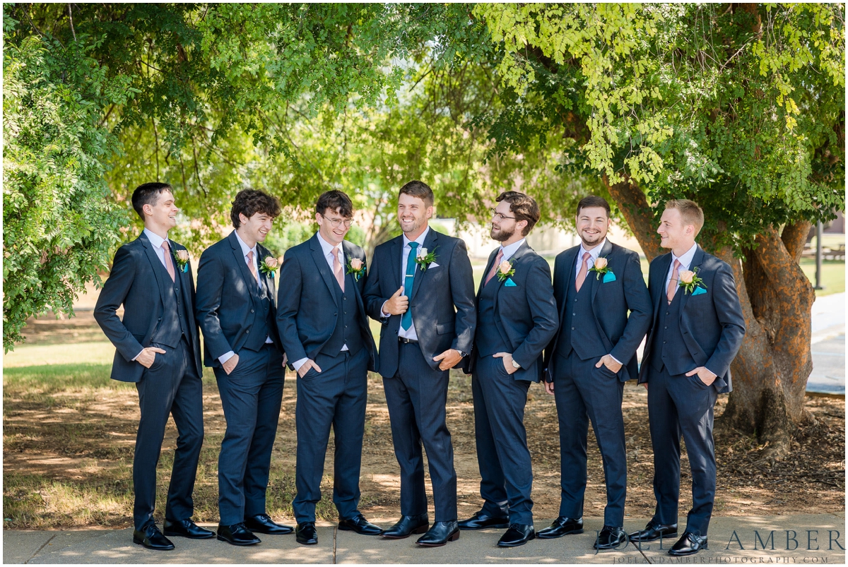 Holy Spirit Catholic Church Wedding groomsmen