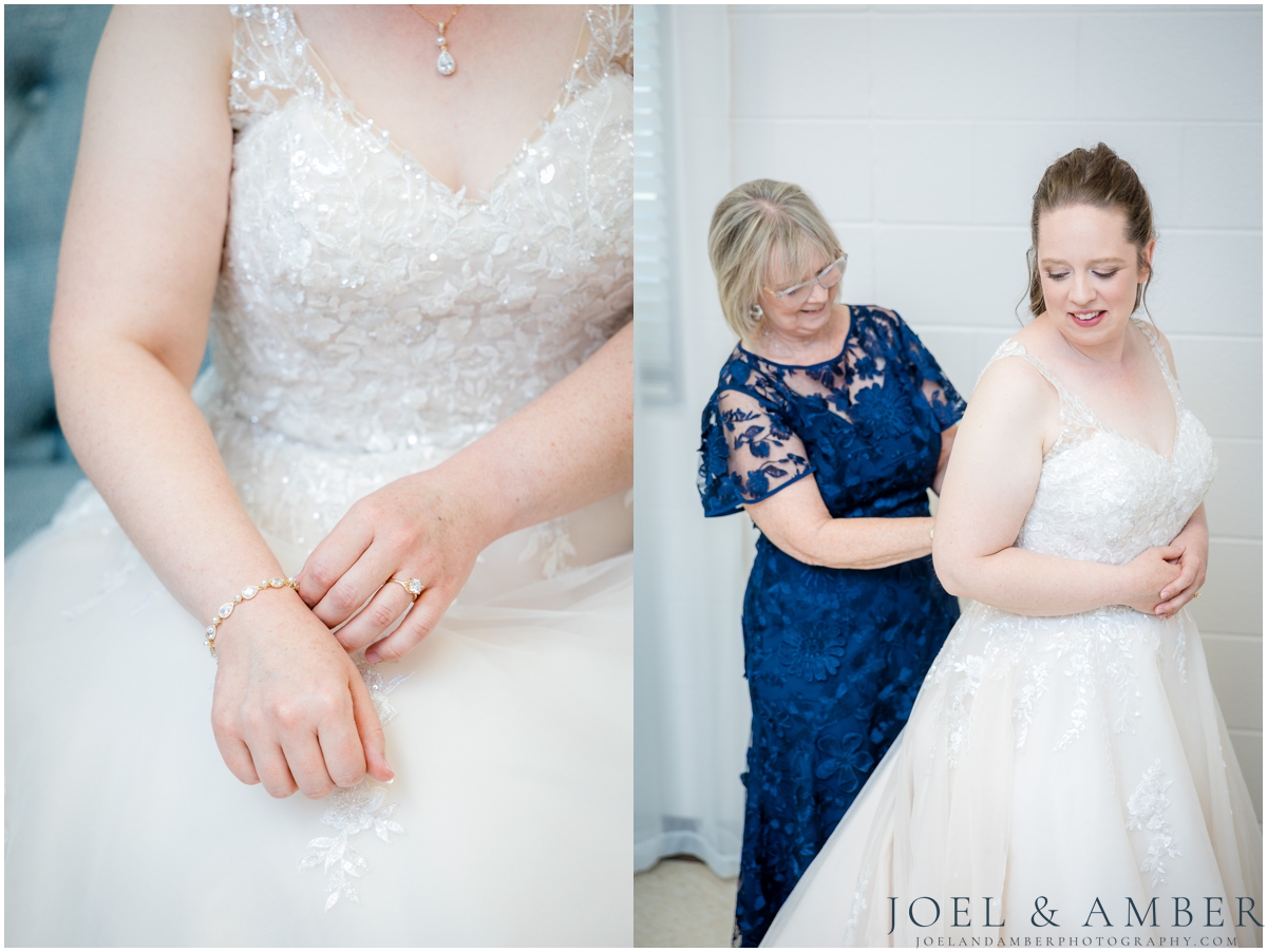 St John the Baptist Catholic Church Wedding getting ready