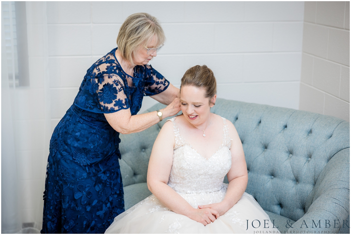 St John the Baptist Catholic Church Wedding getting ready