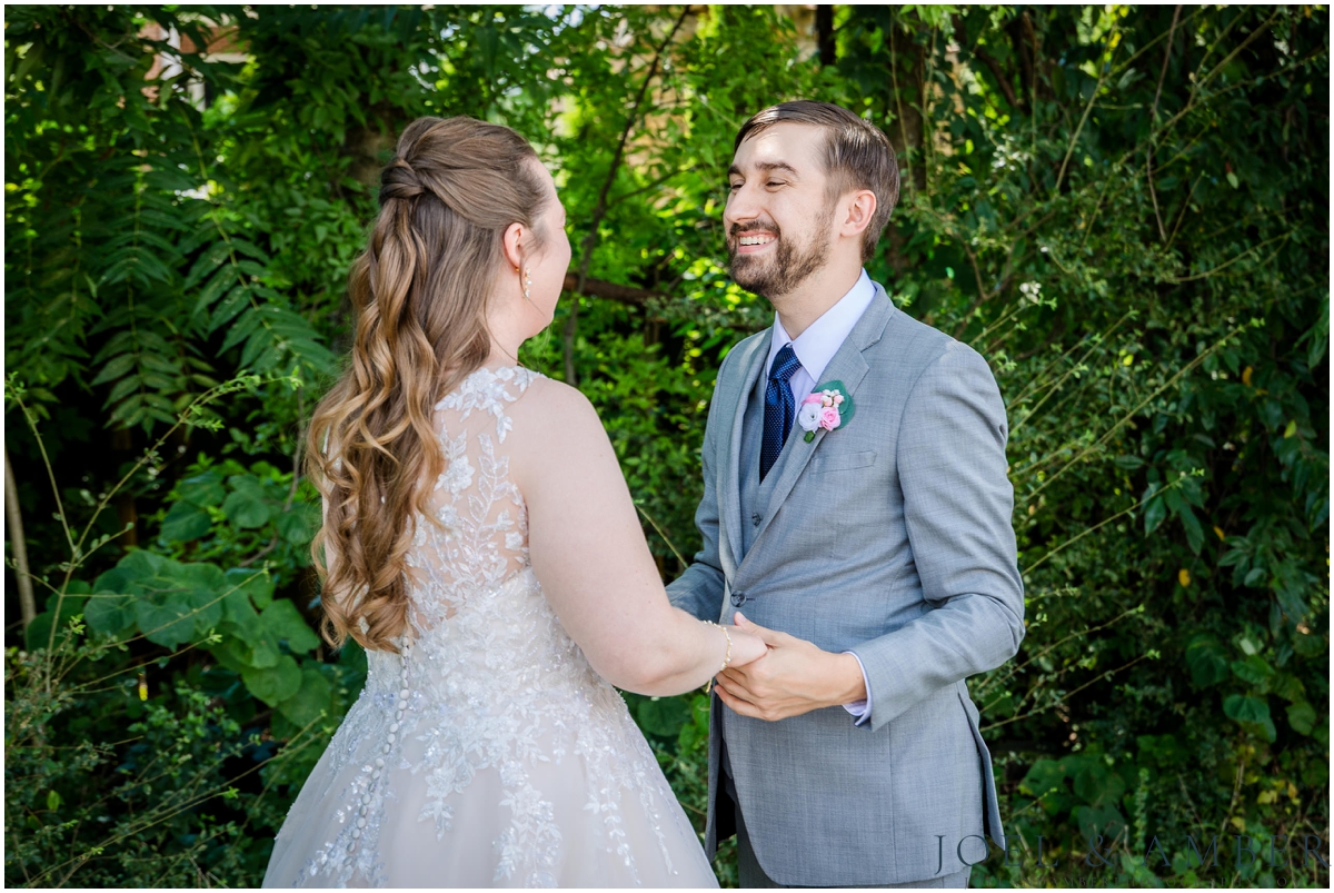 St John the Baptist Catholic Church Wedding first look