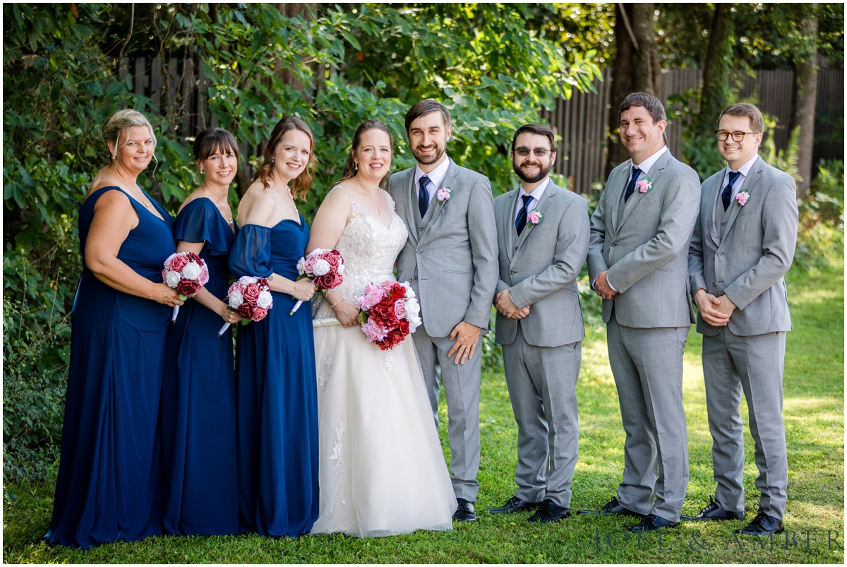 St John the Baptist Catholic Church Wedding bridal party
